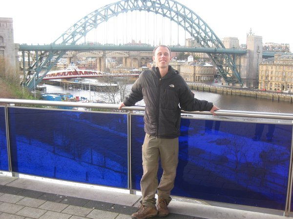 37. The 'Icon' of Newcastle....me not the bridge!!...I do look half asleep though