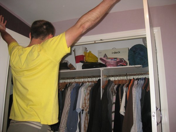 42. Excited at having a whole wardrobe of clothes to choose from