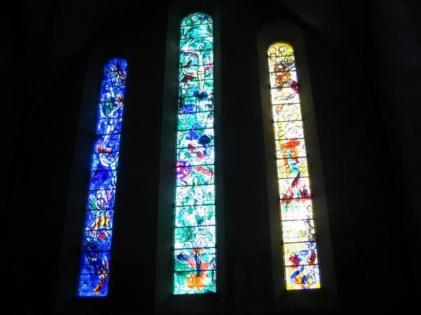 Stain Glass in St.Peter's Church in Zurich