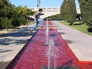 Jumping Fountain in Valencia