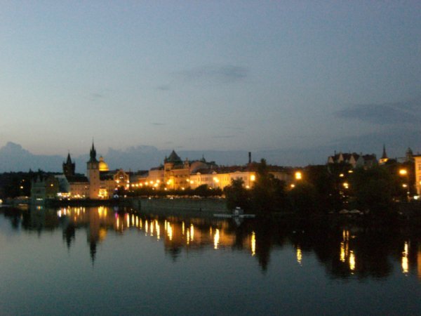 Night time in Prague