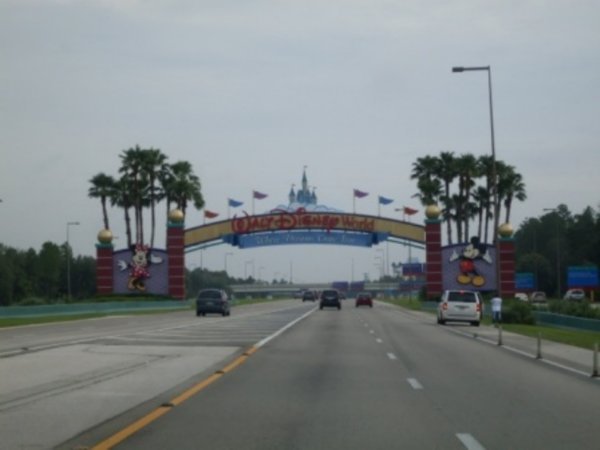 Entering Walt Disney World