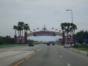 Entering Walt Disney World