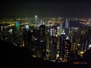Nightscape of Hong Kong