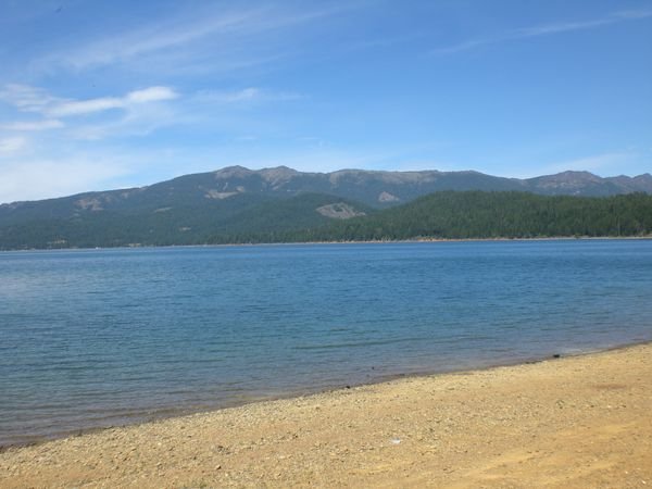 Lake Almanor on a not smoky day