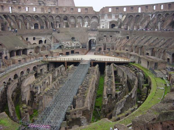 Whats left of the Colosseum
