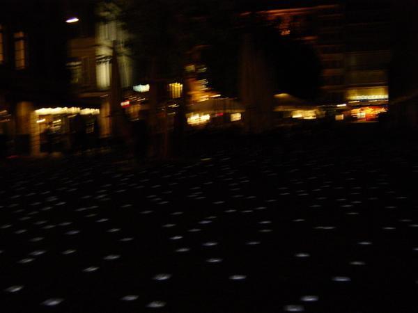 Its out of focus but a really cool plaza