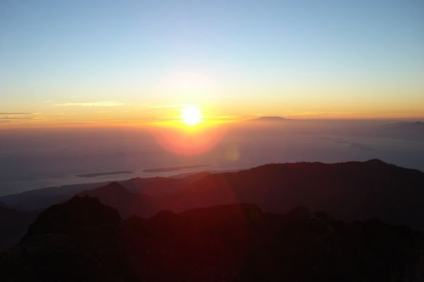 Sunrise at 3700 meters