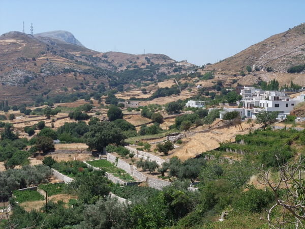 Fertile valley on Naxos