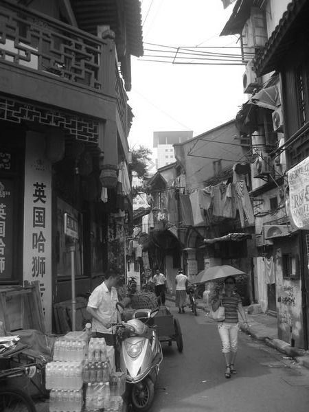 The old streets of Shanghai