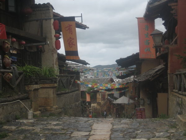 The old streets in Shangri-la