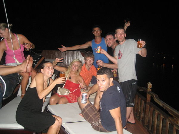 Our deck party night #1 in Halong Bay