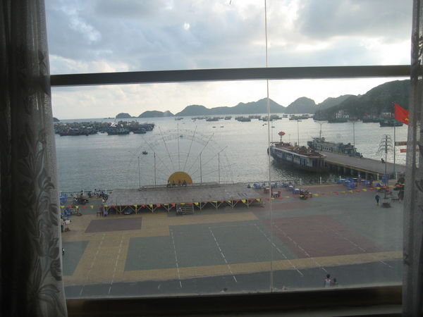 The view from our room in Cat Ba Island