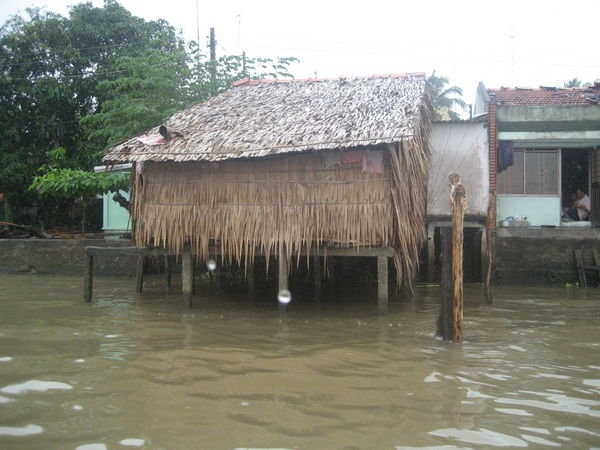 House along the Mekong Delta
