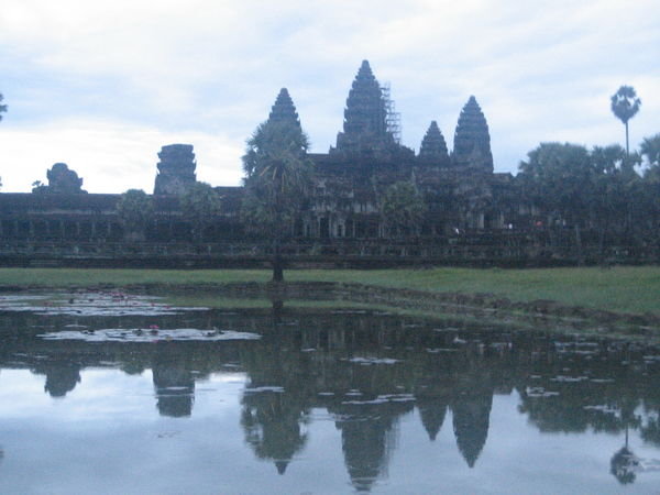 Angkor Wat just after sunrise