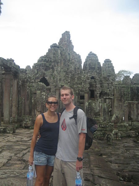Jeff and I in front of the Bayon