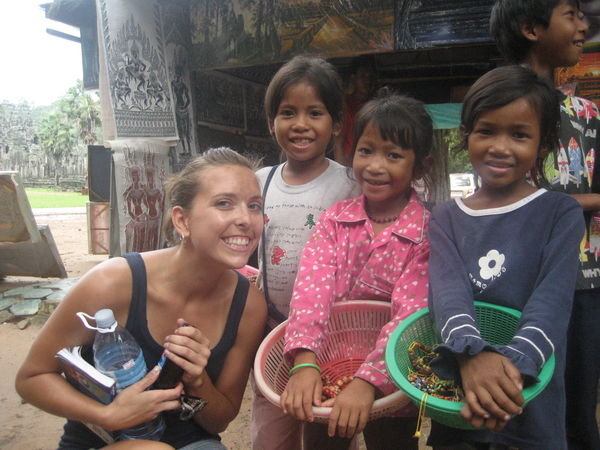 Me and Cambodian kids