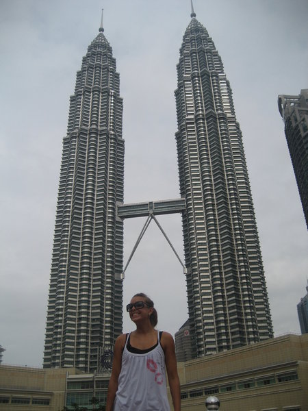 Me with the towers
