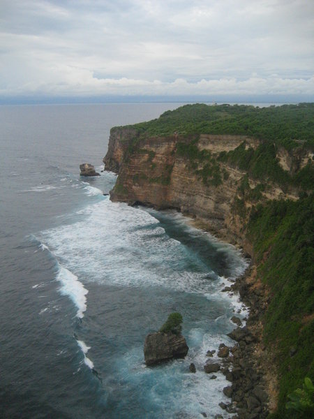 View of Uluwatu Surf Break from the Temple