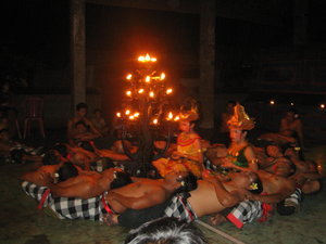 The end of the Kecak Dance