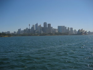 The views of Sydney from the ferry to Manly Beach