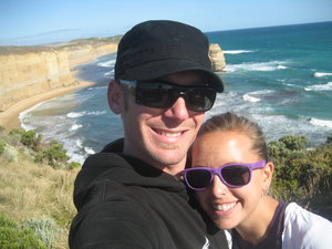 Jeff and I at the great ocean road