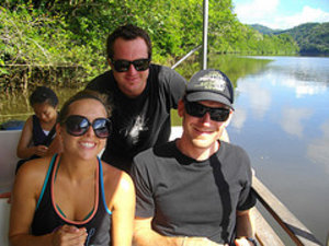 The trio on the Daintree River