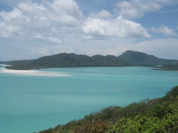 The views of the beach from the Hill Inlet