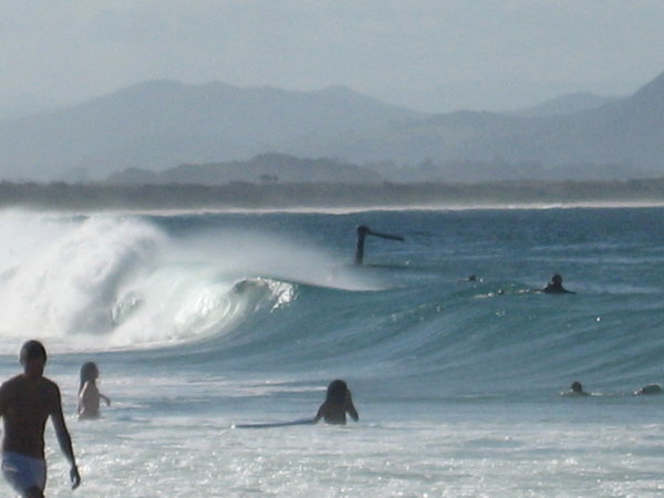 The surf in Byron