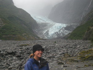 Our first view of Franz Josef Glacier