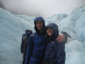 Jeff and I on the glacier
