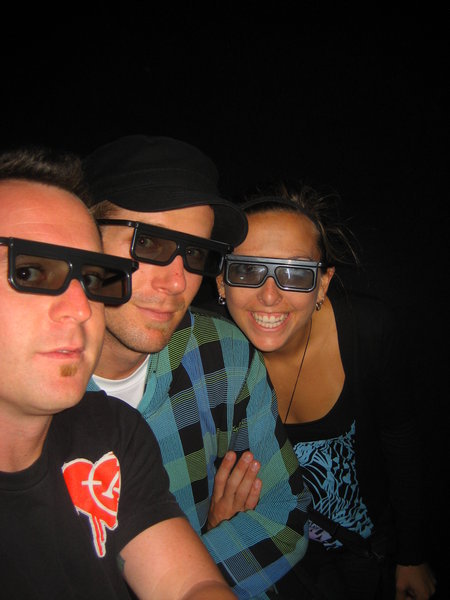 3D movie glasses at Te Papa