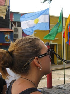 Me with the Argentina flag