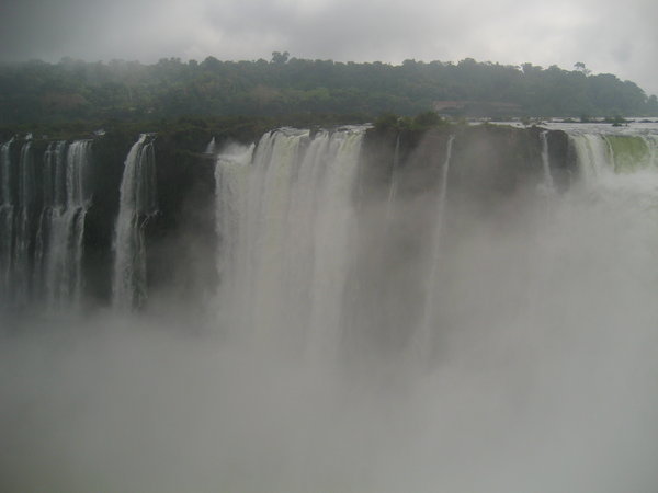 Looking toward the Brazilian side of the falls