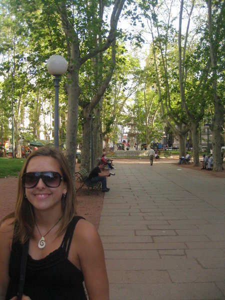 In the park in Montevideo