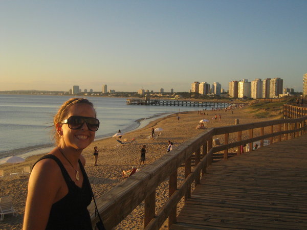 Along the boardwalk in Punta del Este