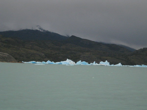 The icebergs are starting to get bigger!