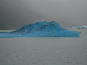 Crystal blue glacier