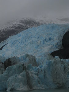 Our first views of the Spegazzini glacier