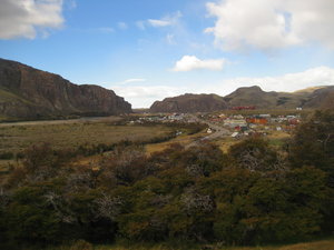 The view of the town from the start of our hike