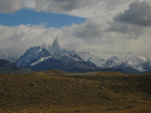 The views of the mountains on our way out of El Chalten