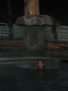 At the hot springs