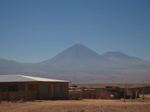 The view from the front of the hostel