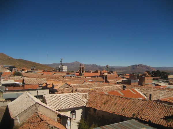 The rooftops of Potosi