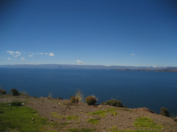 Our first look of Lake Titicaca