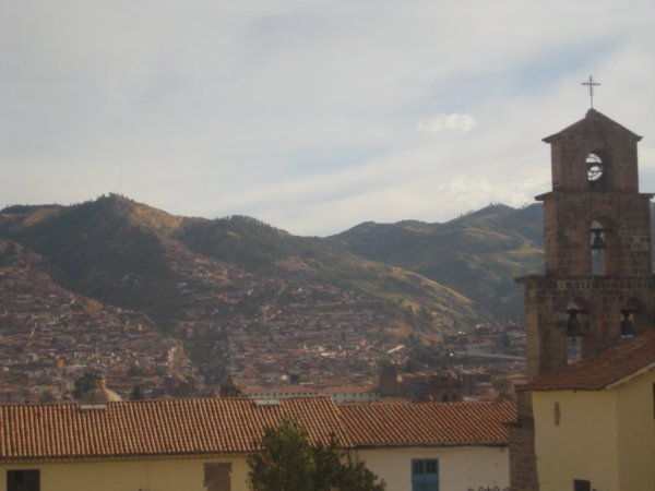 The view of Cusco from San Blas