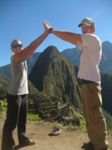 Framing Wayna Picchu Mountain