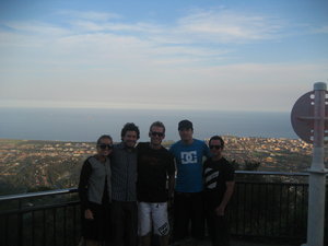 the group over looking Wollongong