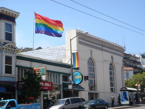 Regnbueflaget i Castro