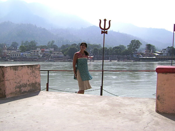 At the Sivananda Ghat